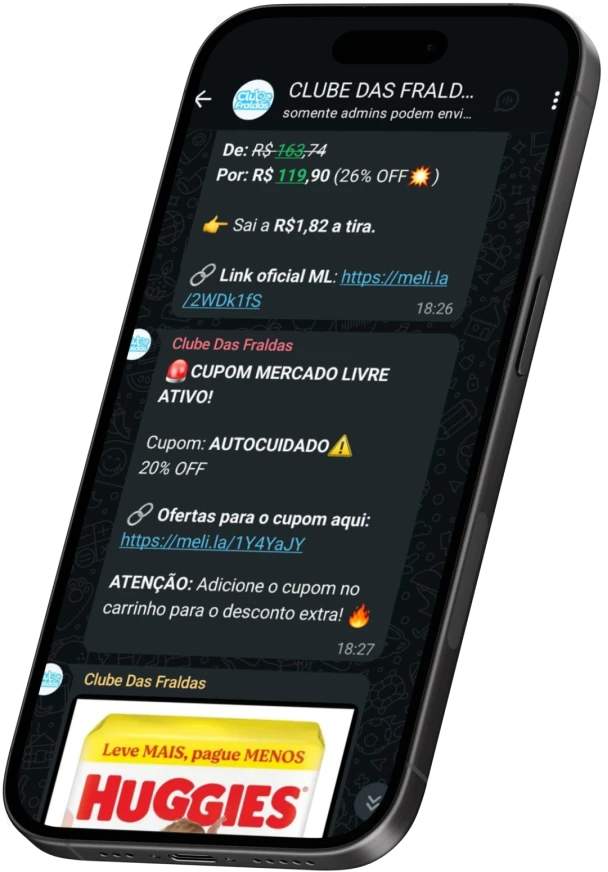 Exemplo de oferta no grupo — 4
